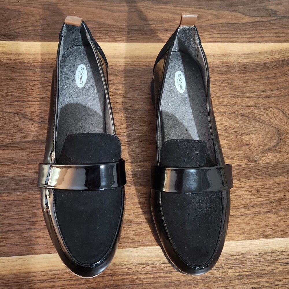 Dr Scholls Webster Slip On Platform Loafers Womens 7.5 Career Grunge Comfort - Picture 5 of 9